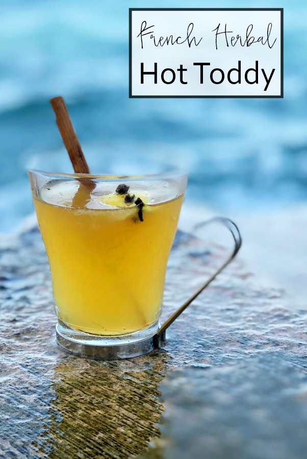 Try a French Hebal Hot Toddy Cocktail. This delightful twist on the classic Hot Toddy drink recipe is sure to delight. 