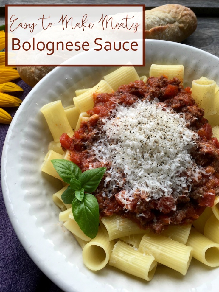 We all love pasta with red sauce. See how easy it is to make a chunky Bolognese meat sauce that's great for spaghetti or your favorite pasta.   