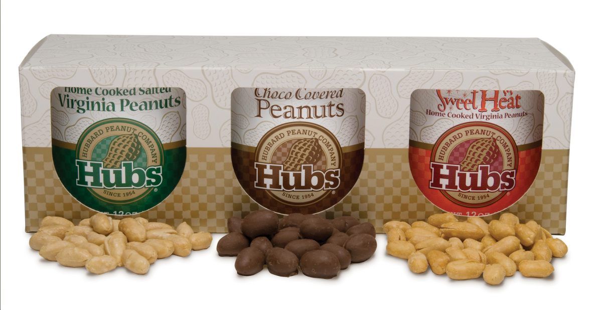 hubs peanuts gift trio