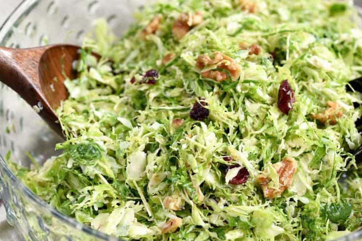 Shaved Brussels Sprouts Salad