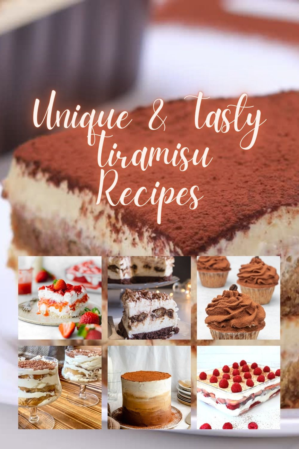 Unique twists on the classic tiramisu dessert recipe.