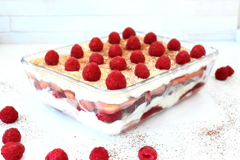 raspberry tiramisu