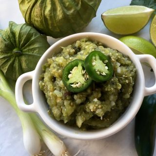 Homemade salsa verde recipe