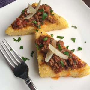 Grilled Polenta Crostini